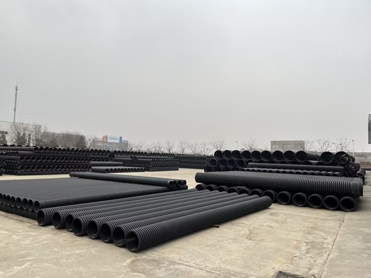 GKBM Greenpy SN2 SN4 HDPE PE Double Wall Corrugated Pipe DN200-DN500