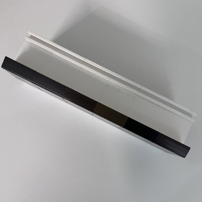 Profiles de ventanas de revestimiento de UPVC de la serie 60B de GKBM, de color marrón extrudido